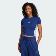 Koszulki sportowe damskie - Koszulka Essentials 3-Stripes Slim Baby - miniaturka - grafika 1