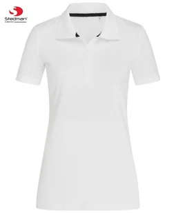 Damska Koszulka POLO Bez Nadruku STEDMAN 9150 Wysoka Jakość BIAŁA Rozm: L - Koszulki i topy damskie Damska Koszulka POLO Bez Nadruku STEDMAN 9150 Wysoka Jakość BIAŁA Rozm: L - Koszulki i topy damskie - miniaturka - grafika 1
