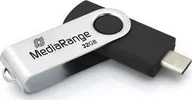 Pendrive - MEMORY DRIVE FLASH USB-C 32GB/MR1952 MEDIARANGE - miniaturka - grafika 1