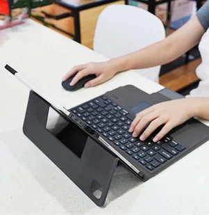 Dux Ducis Touchpad Keyboard Case etui na tablet bezprzewodowa klawiatura Bluetooth iPad Pro 12.9'' 2018 / 2020 / 2021 czarny - Etui i futerały do telefonów - miniaturka - grafika 16