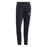 Dresy męskie - Spodnie dresowe męskie adidas ESSENTIALS FRENCH TERRY 3-STRIPES granatowe GK8888-L - miniaturka - grafika 1