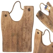 Deski do krojenia - Deska do krojenia i serwowania drewniana kuchenna MANGO 40,5x28 cm - miniaturka - grafika 1