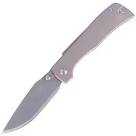 Noże - Nóż składany Sandrin Knives Monza Titanium, Raw Finish (SK-SK5) - miniaturka - grafika 1
