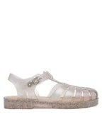 Buty dla dziewczynek - Melissa Sandały Mini Melissa Possession Shiny Inf 33521 Beżowy - miniaturka - grafika 1