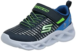 Skechers Sneakersy chłopięce Twisty Brights-Novlo, granatowy, 27.5 EU - Buty dla chłopców - miniaturka - grafika 1