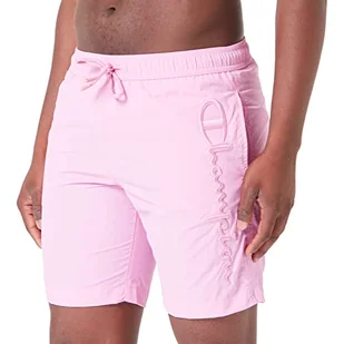 Champion Męskie Legacy Szorty plażowe Ac Tonal Logo Kąpielówki, Różowy Liliowy, XXL - Spodenki damskie - miniaturka - grafika 1