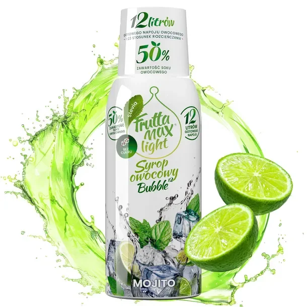 Koncentrat Do Saturatora Fruttamax Bez Cukru Mojito Light 500ml Syrop