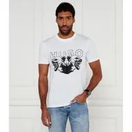 Koszulki męskie - HUGO T-shirt Durro Regular Fit - miniaturka - grafika 1