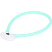 Odblaski i adresówki - AniOne Opaska odblaskowa Silikon Łańcuszek turkusowy S-M - miniaturka - grafika 1