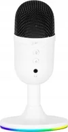 Mikrofony komputerowe - Mikrofon Marvo Marvo, gamingowy mikrofon, MIC-06, biała, Podświetlenie RGB, wejście słuchawkowe - miniaturka - grafika 1