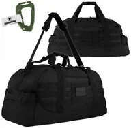 Torby podróżne - Mil-Tec,Torba wojskowa, transportowa, US Combat Parachute Cargo, Czarna, 54 l - miniaturka - grafika 1