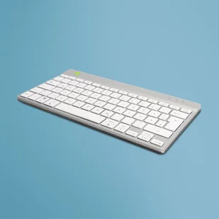 R-Go Tools Compact Break R-Go klawiatura, QWERTZ (DE), bluetooth, biała - Klawiatury - miniaturka - grafika 1