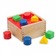Sortery dla dzieci - Viga Toys Drewniany Sorter Kształtów Kolorowe Figury Viga Toys 50844 - miniaturka - grafika 1