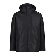 Kurtki i płaszcze dla chłopców - CMP, Kurtka zapinana na zamek błyskawiczny z kapturem odpinana kurtka wewnętrzna, 33Z1577D, Basic Black, 56, męska - miniaturka - grafika 1