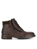 Botki męskie - Rieker Trzewiki 32022-25 Brązowy - miniaturka - grafika 1