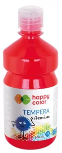 Happy Color Farba tempera premium 1000 ml czerwona - Przybory szkolne - miniaturka - grafika 1