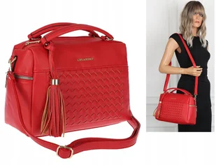 Torebka damska włoskiej marki CHARRO Listonoszka kuferek CH2171 czerwona - Torebki damskie Torebka damska włoskiej marki CHARRO Listonoszka kuferek CH2171 czerwona - Torebki damskie - miniaturka - grafika 1