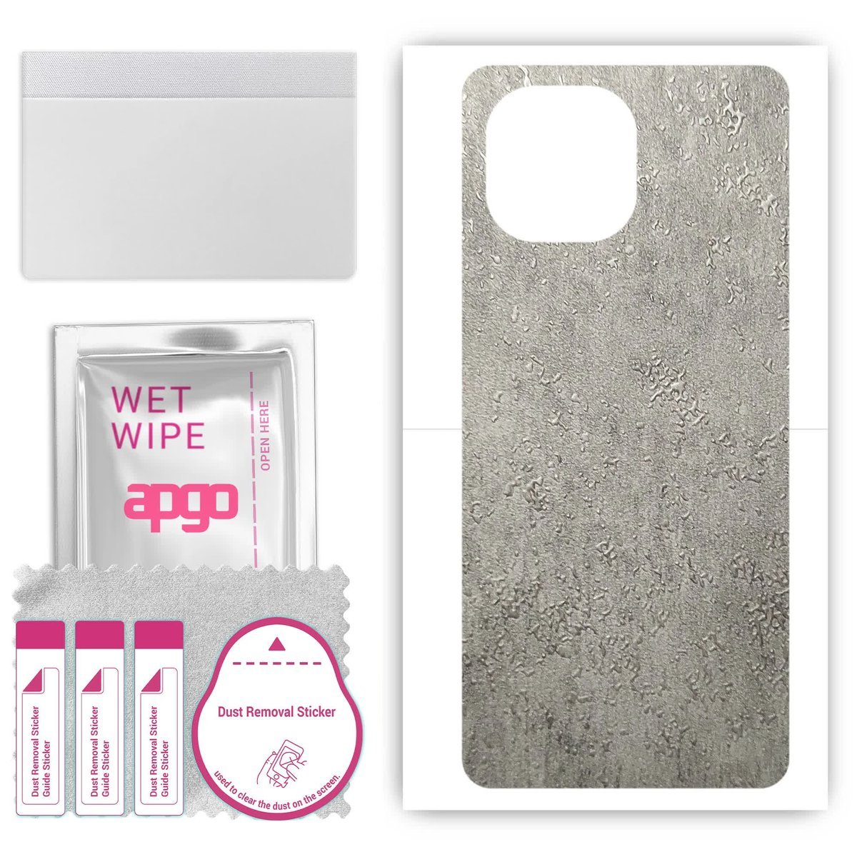 Folia naklejka skórka strukturalna na TYŁ do Oukitel WP52 - Beton - apgo SKINS