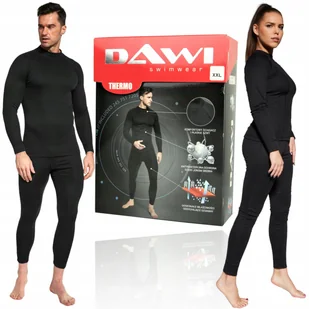 BIELIZNA TERMOAKTYWNA MĘSKA DAMSKA UNISEX OCIEPLANA POLSKA KOMPLET r. XL - Pozostała odzież narciarska - miniaturka - grafika 1