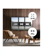 Uchwyty do monitorów - Uchwyt do TV Maclean MC-421, max VESA 600x400, 32-90'', 80kg, reg. odchylenia +15°~-15° - miniaturka - grafika 1