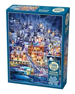 Puzzle, Miasteczko narciarskie, 500 el. - Puzzle - miniaturka - grafika 1