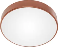 Lampy sufitowe - Lampa sufitowa Orno OVO plafon 5xE27, 5x24W, miedziana stal, klosz szklany matowy, IP20, ? 600 - miniaturka - grafika 1