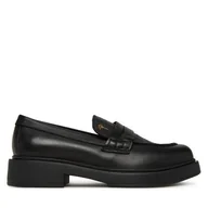 Półbuty damskie - Loafersy JOOP! Coccodrilo Misto 4140008274-900 Czarny - miniaturka - grafika 1