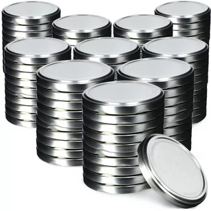 Metalowe wieczka do słoików Virbo 100 szt. 82mm srebrne - Pojemniki kuchenne Metalowe wieczka do słoików Virbo 100 szt. 82mm srebrne - Pojemniki kuchenne - miniaturka - grafika 1