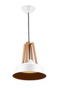 Lampy sufitowe - Keter Lighting Trix White lampa wisząca 1-punktowa 113 - miniaturka - grafika 1