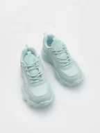 Buty dla dziewczynek - Reserved - Lekkie sneakersy - jasnozielony - miniaturka - grafika 1