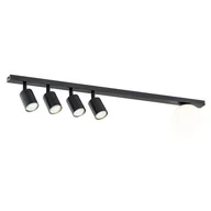 Lampy sufitowe - Baster lampa sufitowa 4xGU10+1xE14 czarna 1314/5 - miniaturka - grafika 1