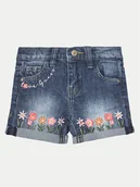 Spodenki damskie - Guess Szorty jeansowe K5GD02 D45E0 Niebieski Regular Fit - miniaturka - grafika 1