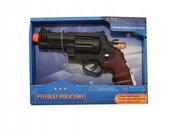 Zabawki militarne - PISTOLET POLICYJNY POLSKI GŁOS odznaka ZESTAW - miniaturka - grafika 1