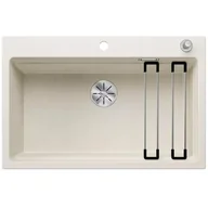 Zlewozmywaki - Zlewozmywak granitowy BLANCO Etagon 8 Silgranit Delikatny biały 527080 - miniaturka - grafika 1