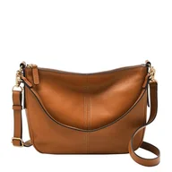 Torebki damskie - Fossil Women's Jolie Leather Crossbody Purse Handbag, Saddle (Model: ZB7716216) - miniaturka - grafika 1