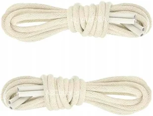 ŚMIETANKOWE Okrągłe Sznurówki do Adidasów Trekkingowych Sznurowadła 200 cm - Akcesoria obuwnicze ŚMIETANKOWE Okrągłe Sznurówki do Adidasów Trekkingowych Sznurowadła 200 cm - Akcesoria obuwnicze - miniaturka - grafika 1