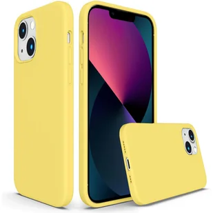 Etui ochronne na telefon komórkowy Apple iPhone 13 silikonowo-żelowe etui na telefon komórkowy, żółte - Etui i futerały do telefonów - miniaturka - grafika 1