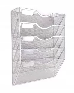 Naścienny pojemnik na dokumenty metalowy organizer - Pudła i kartony archiwizacyjne - miniaturka - grafika 1