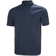 Koszulki sportowe męskie - Koszula męska Helly Hansen Fjord Qd Ss Shirt 2.0 Rozmiar: L / Kolor: ciemnoniebieski - miniaturka - grafika 1