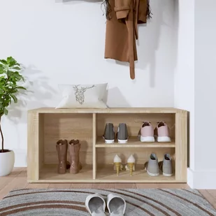 Lumarko Szafka na buty, dąb sonoma, 100x35x45 cm - Szafki na buty - miniaturka - grafika 4