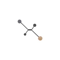 Wieszaki i stojaki - Czarny wieszak ścienny Gazzda Hook - miniaturka - grafika 1