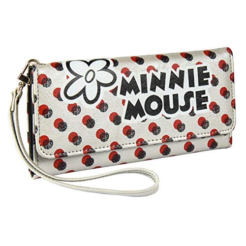Artesania Cartera Tarjetero Minnie portfel damski, czerwony, 5x95x19 cm (W x H x L)