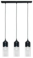 Lampy sufitowe - Paulmann Lampa 79642 Oprawa Wisząca Neordic Vanja 3-lampowa Szklana Szara PAUL-79642 - miniaturka - grafika 1