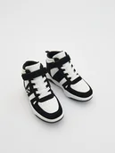 Buty dla dziewczynek - Reserved - Sneakersy z łączonych materiałów - biały - miniaturka - grafika 1