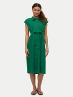 Sukienki - Vero Moda Sukienka koszulowa Mymilo 10282532 Zielony Regular Fit - miniaturka - grafika 1