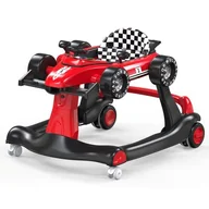 Chodziki - Interaktywny Chodzik Jeździk Pchacz Wyścigówka Formuła 1 3W1 Czerwony - miniaturka - grafika 1