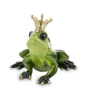 Figurka ART-POL Żaba królewna, zielona, 12x12x13,5 cm - Figurki dekoracyjne - miniaturka - grafika 1