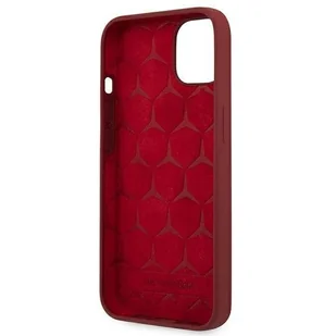 Mercedes MEHCP13SSILRE iPhone 13 mini 5,4" czerwony/red hardcase Silicone Line - Etui i futerały do telefonów - miniaturka - grafika 7