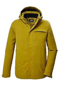 killtec Męska kurtka funkcyjna/kurtka outdoorowa z odpinanym kapturem KOW 5 MN JCKT, blada oliwka, 4XL, 41844-000 - Kurtki męskie - miniaturka - grafika 1