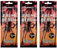 Balsamy i kremy do opalania - Supertan Palm Beach Przyspieszacz do opalania Hialuron x3szt - miniaturka - grafika 1